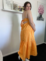 Load image into Gallery viewer, Galaxy Orange Maxi Dress
